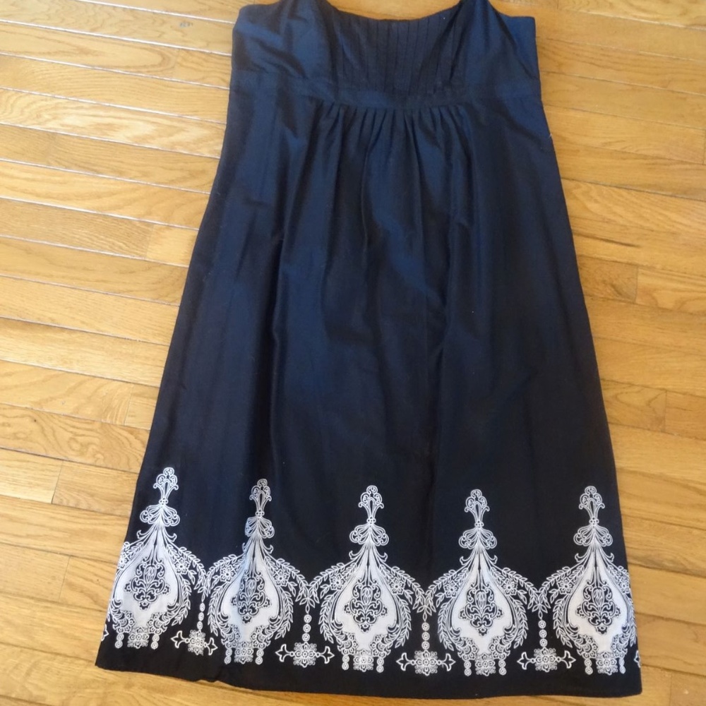 Ann Taylor Loft Black Summer Dress size 16